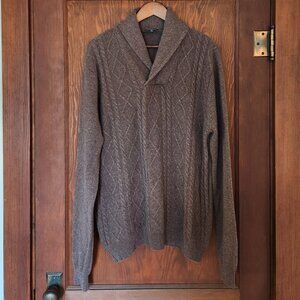 Saks Fifth Avenue Brown Cashmere Sweater